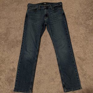 Mens Slim Straight Jeans 30x30 Epic Flex Hollister